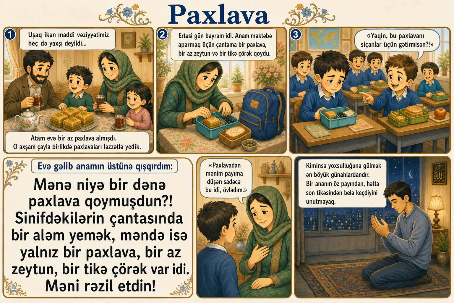 Paxlava illüstrasiyası