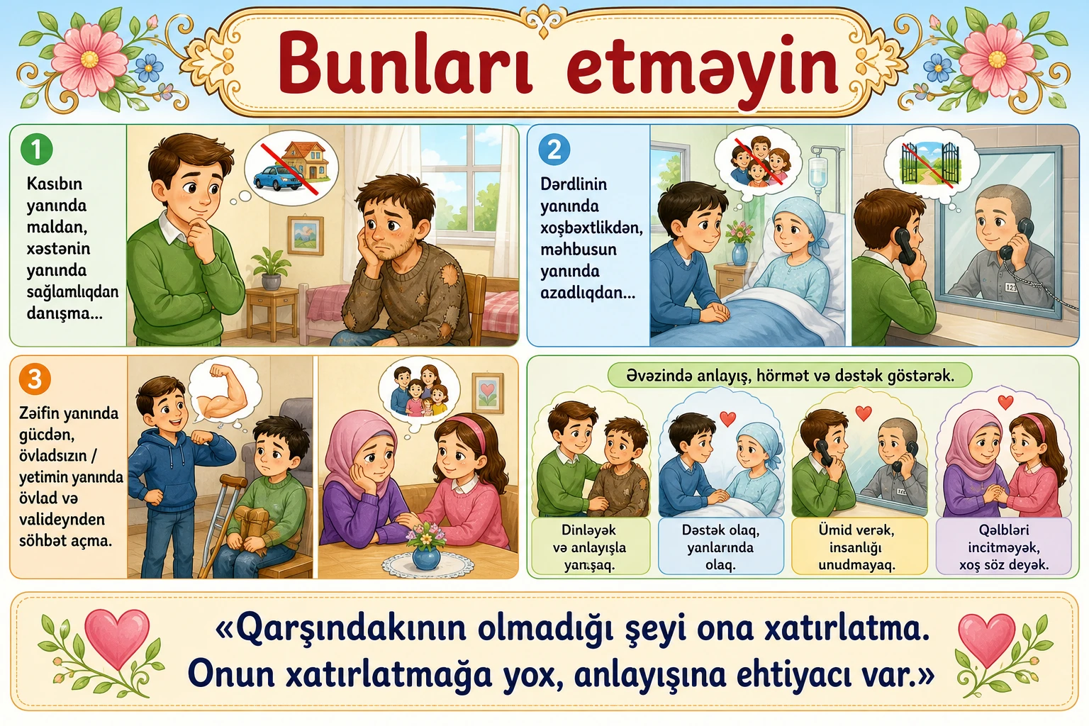 Bunları etməyin illüstrasiyası