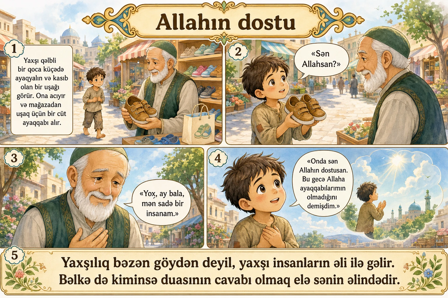 Allahın dostu illüstrasiyası