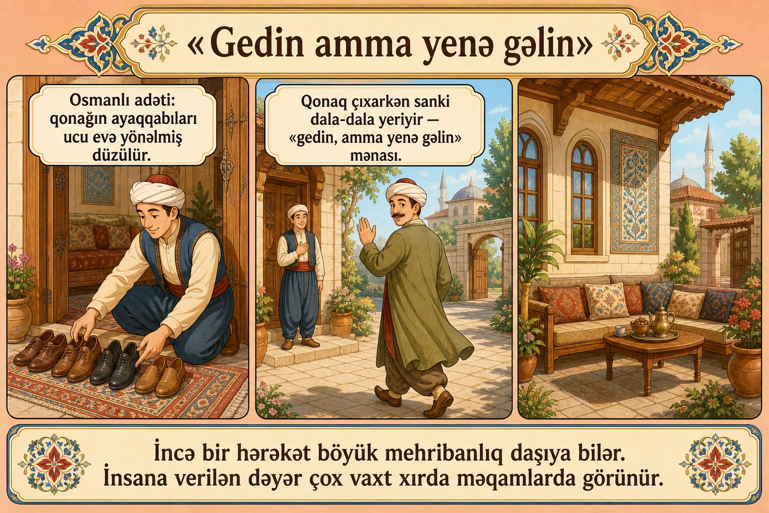 Gedin amma yenə gəlin illüstrasiyası