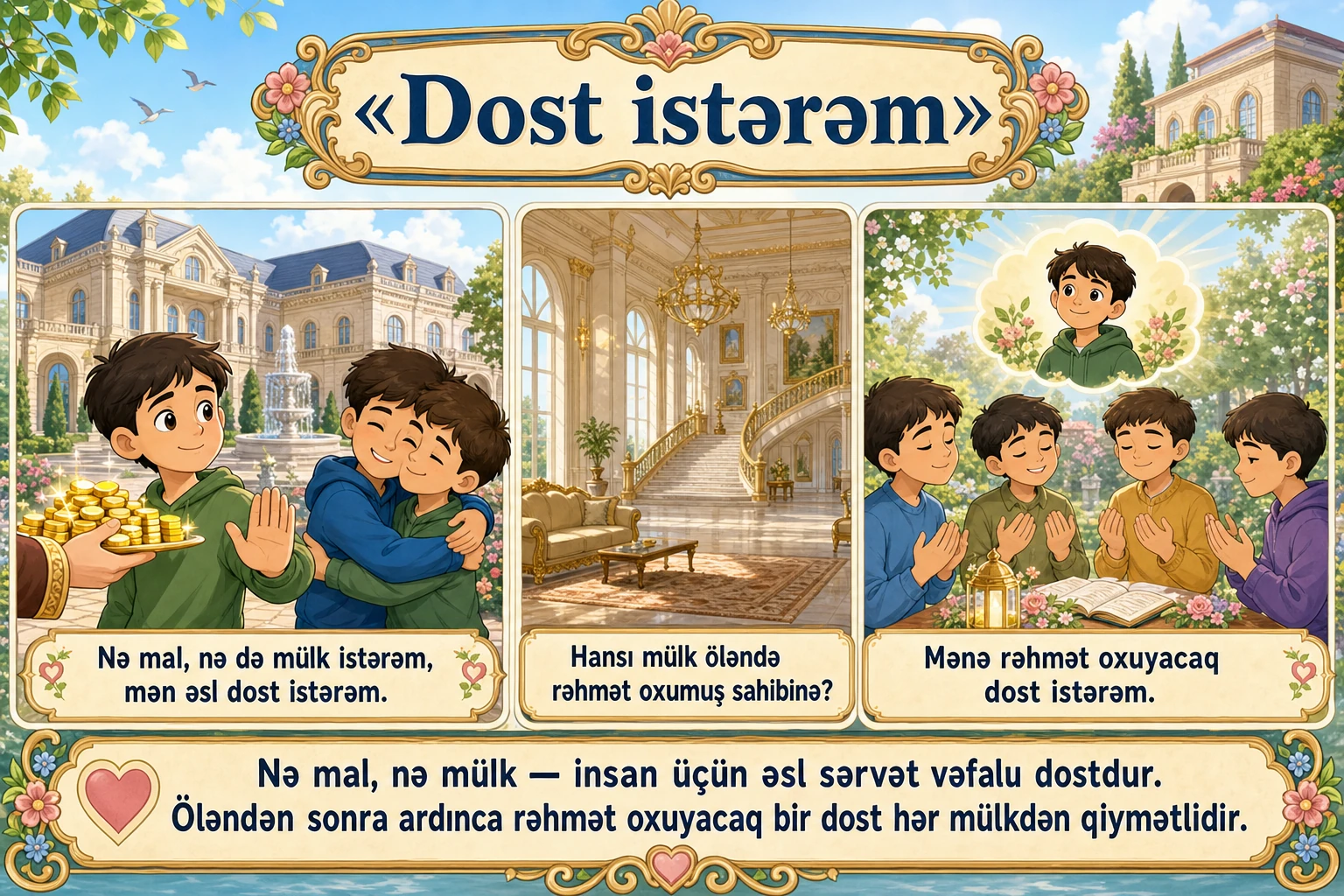 Dost istərəm illüstrasiyası