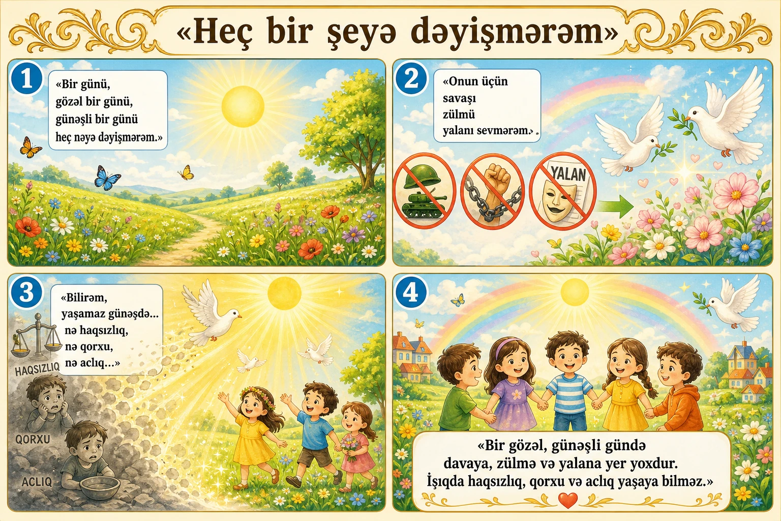 Heç bir şeyə dəyişmərəm illüstrasiyası