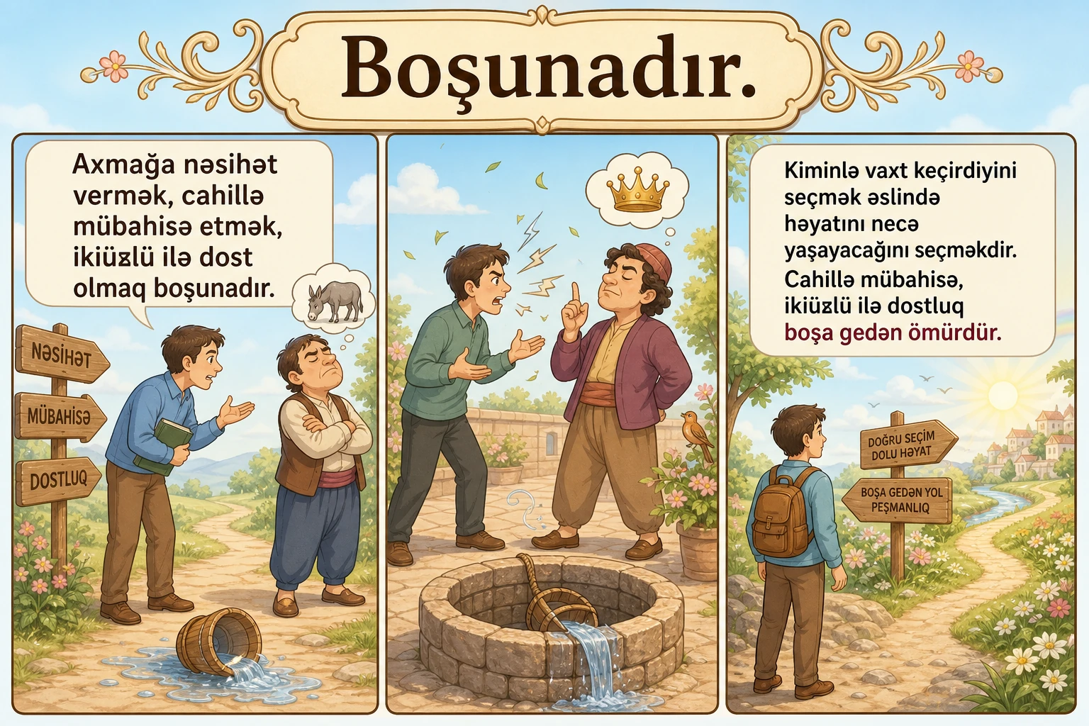 Boşunadır illüstrasiyası