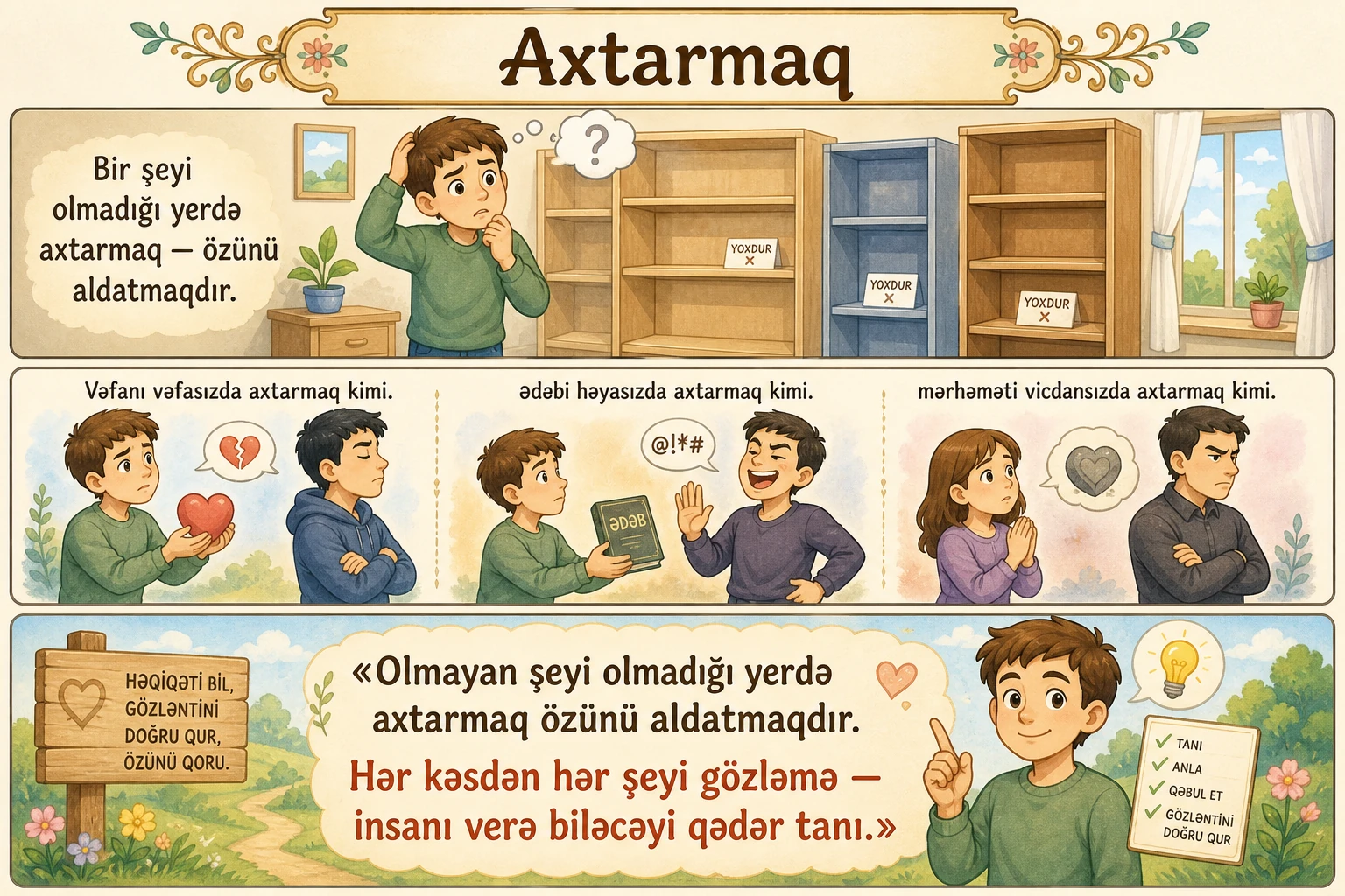 Axtarmaq illüstrasiyası