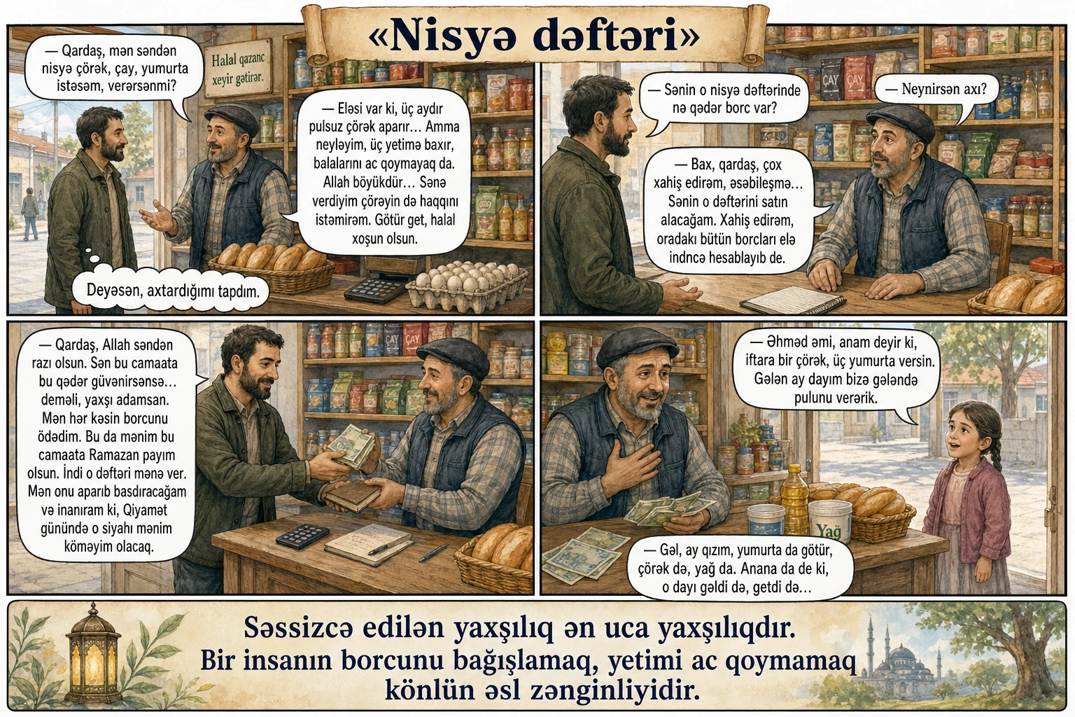 Nisyə dəftəri illüstrasiyası
