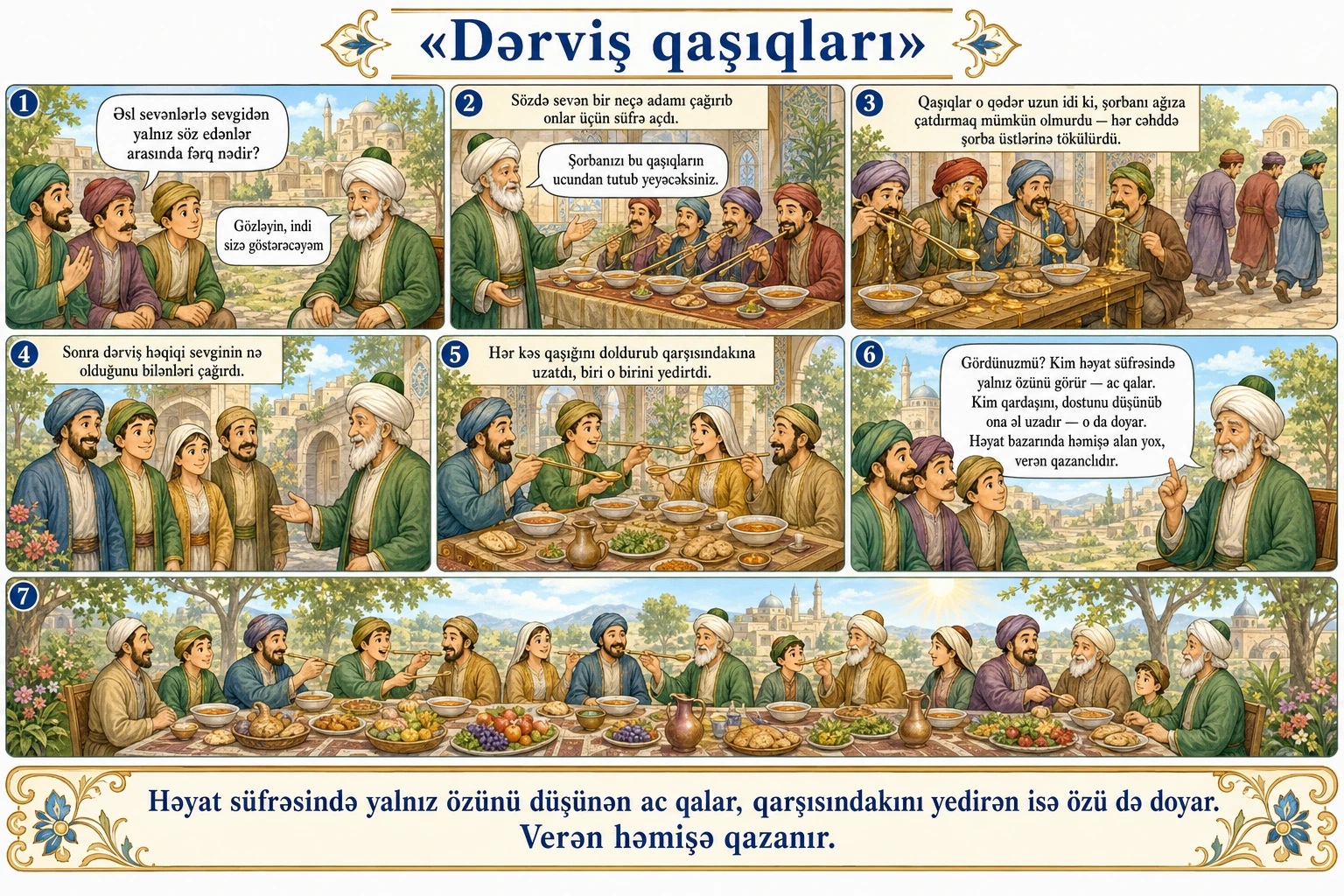 Dərviş qaşıqları illüstrasiyası