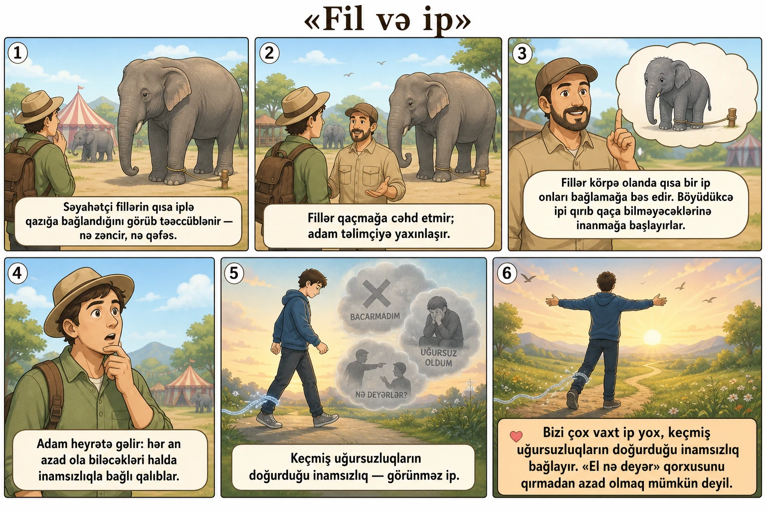 Fil və ip illüstrasiyası