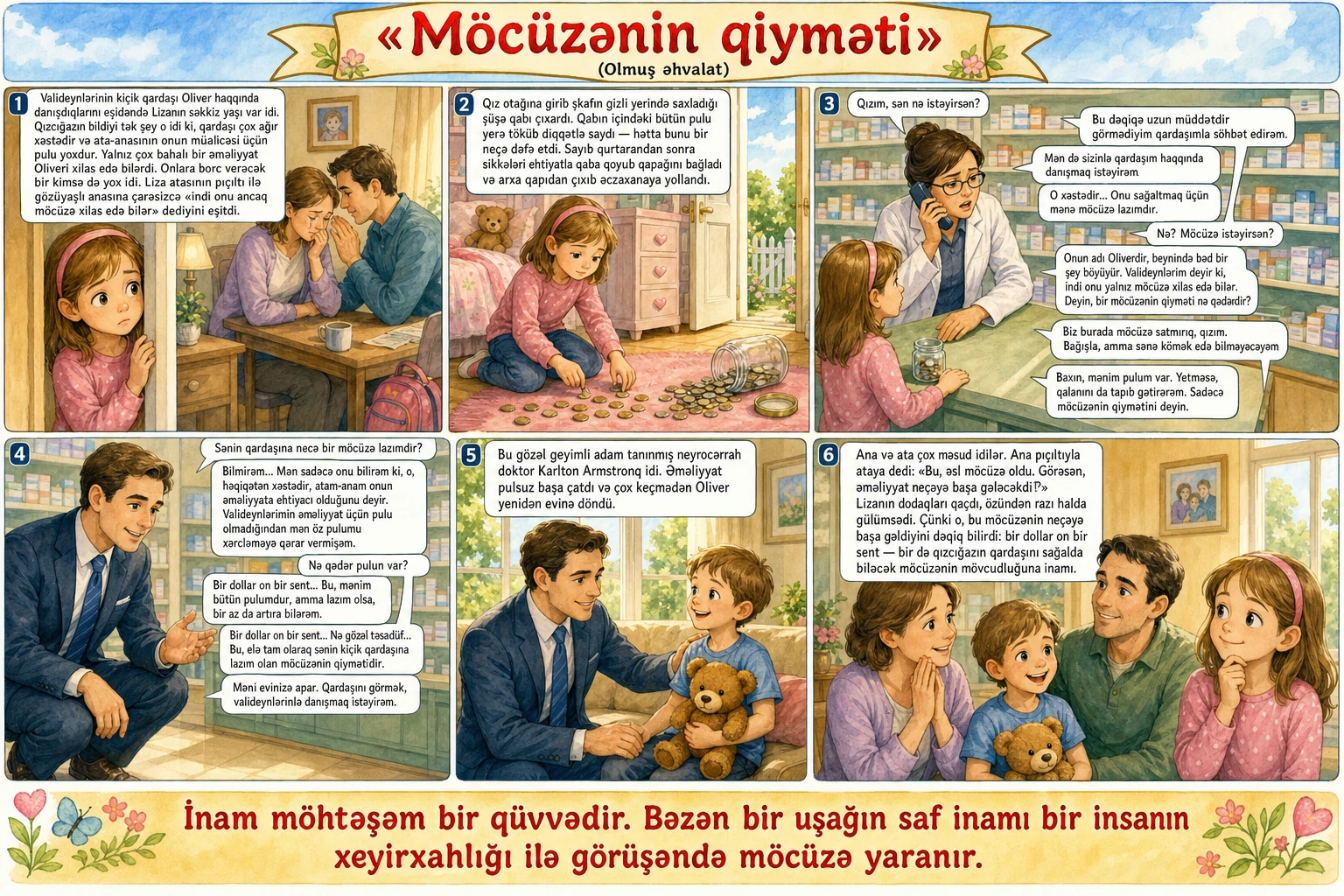 Möcüzənin qiyməti illüstrasiyası