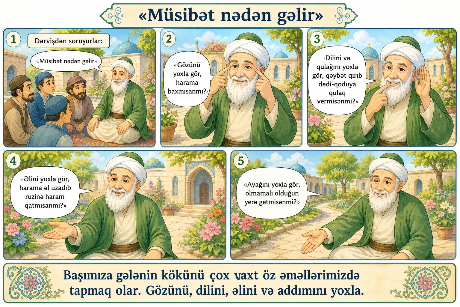 Müsibət nədən gəlir illüstrasiyası