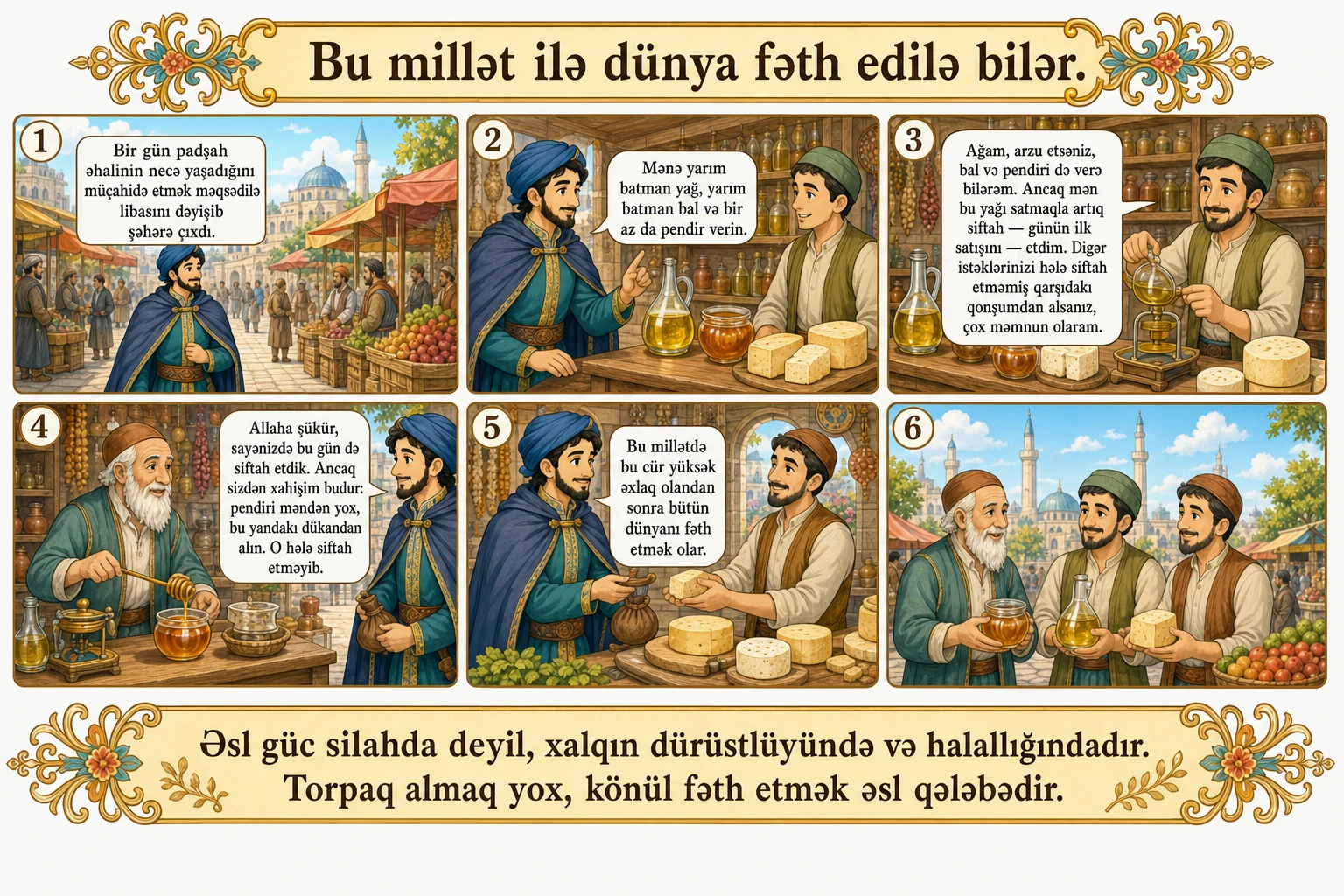Bu millət ilə dünya fəth edilə bilər illüstrasiyası