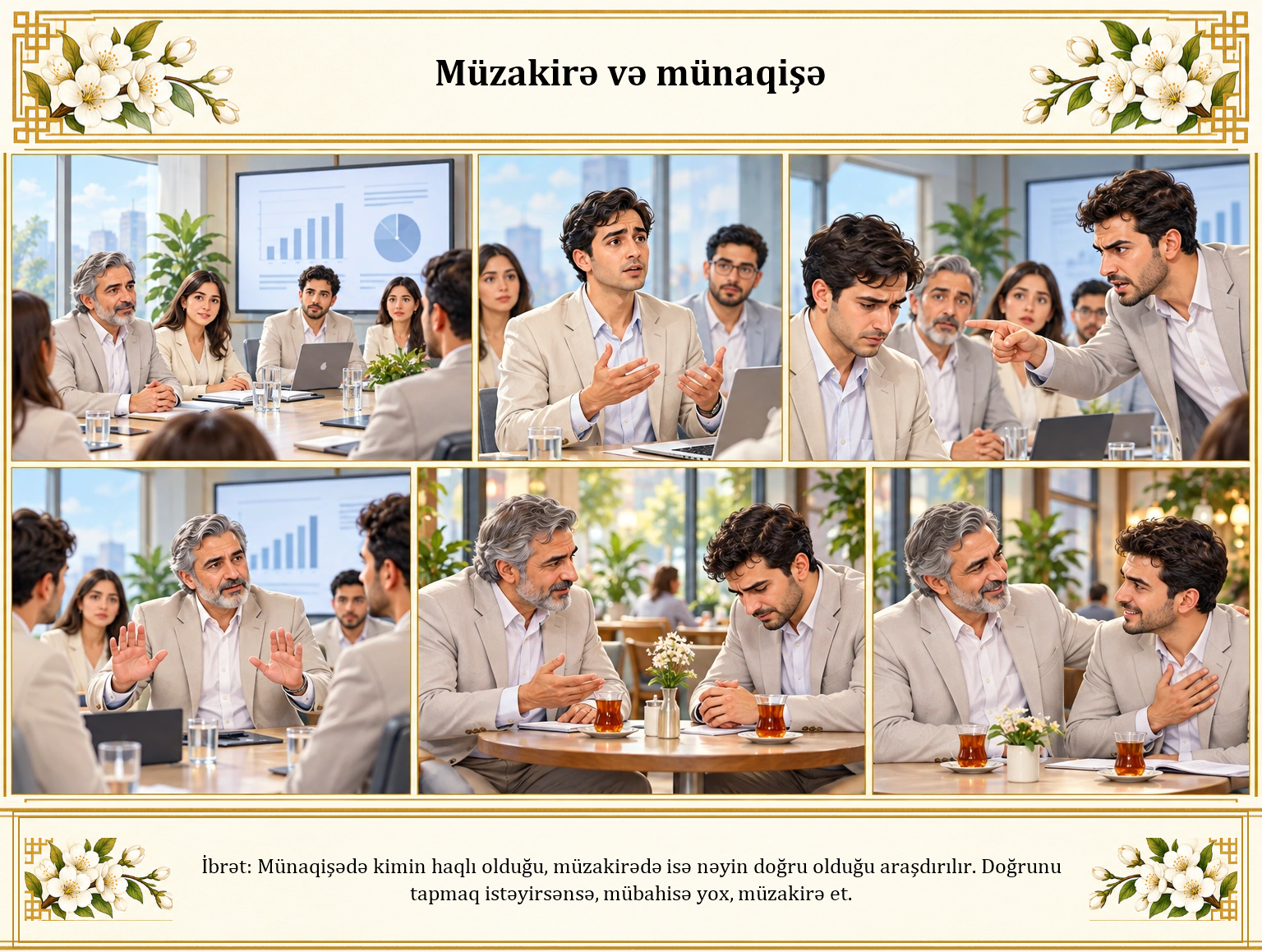 Müzakirə və münaqişə illüstrasiyası