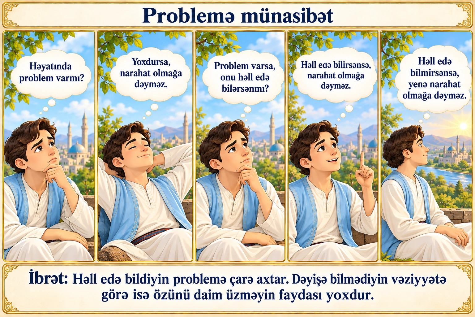 Problemə münasibət illüstrasiyası
