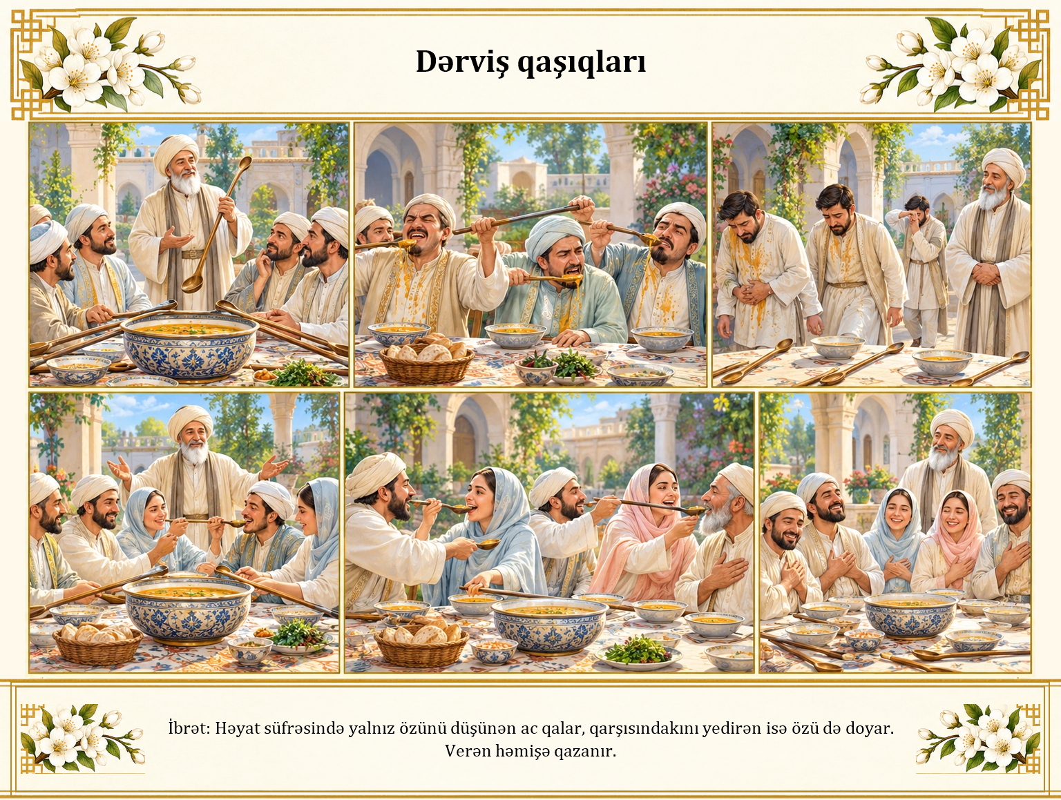 Dərviş qaşıqları illüstrasiyası
