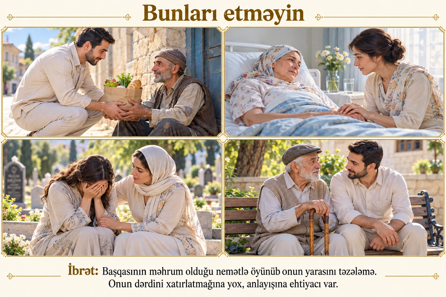 Bunları etməyin illüstrasiyası