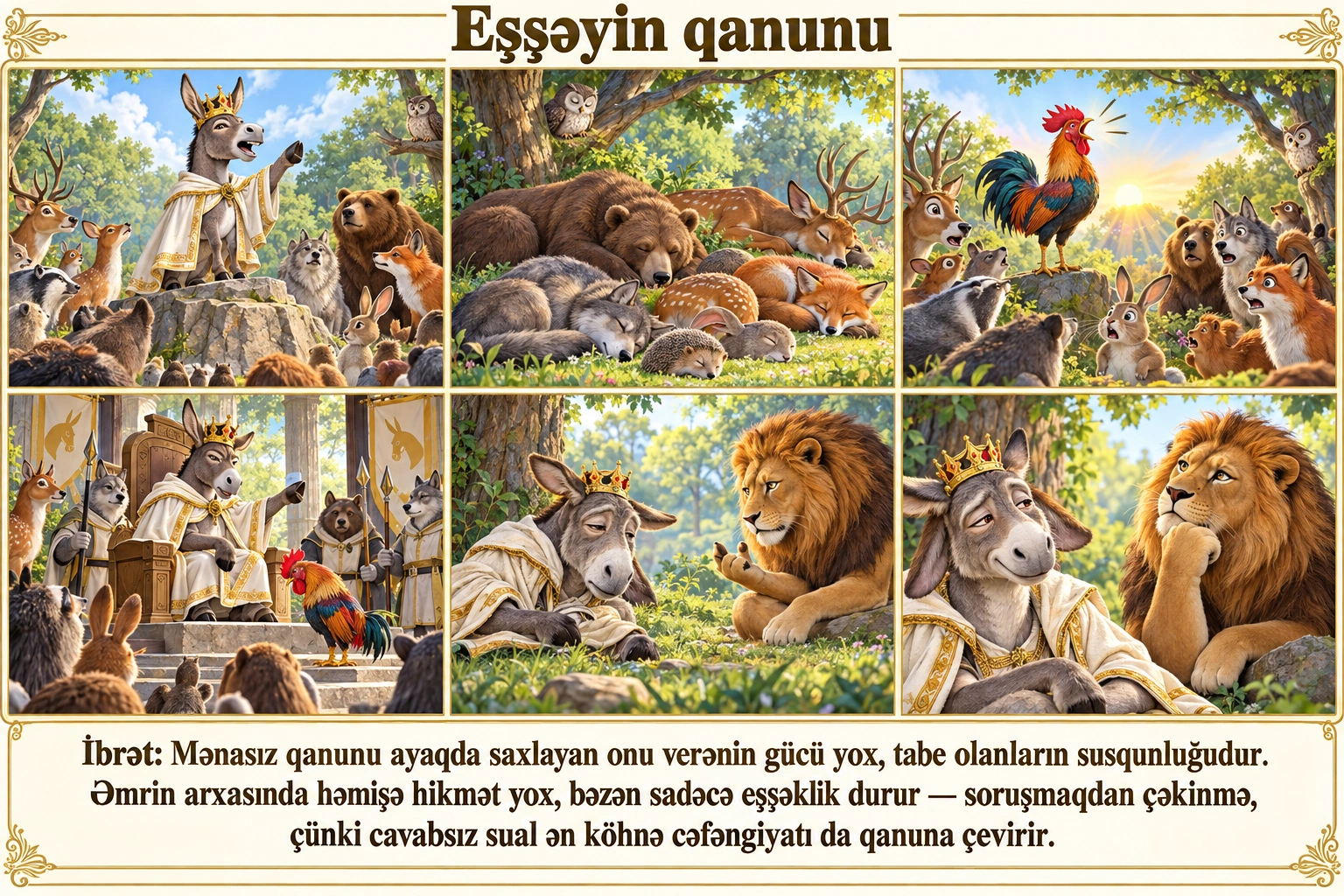Eşşəyin qanunu illüstrasiyası