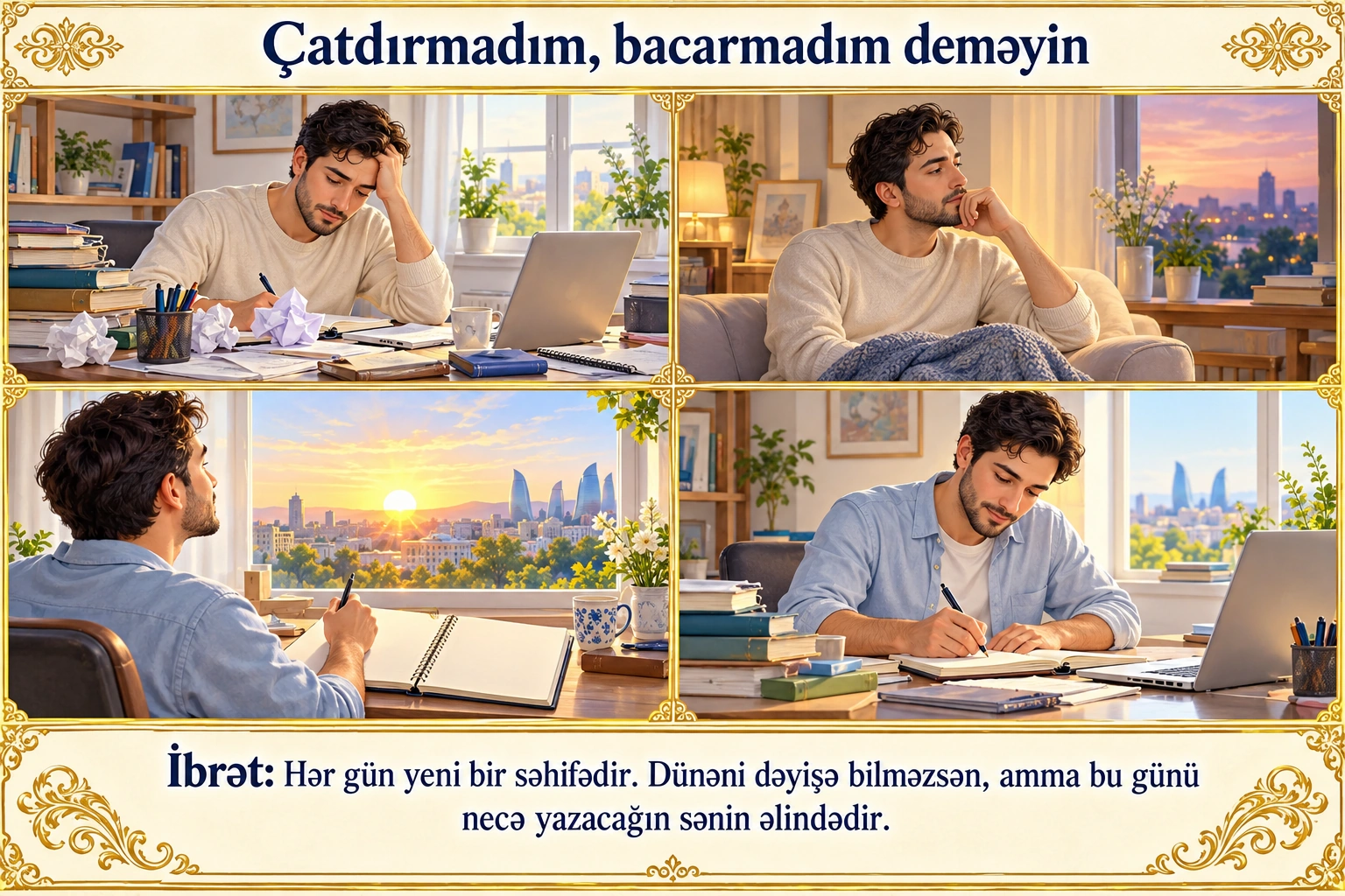 Çatdırmadım, bacarmadım deməyin illüstrasiyası
