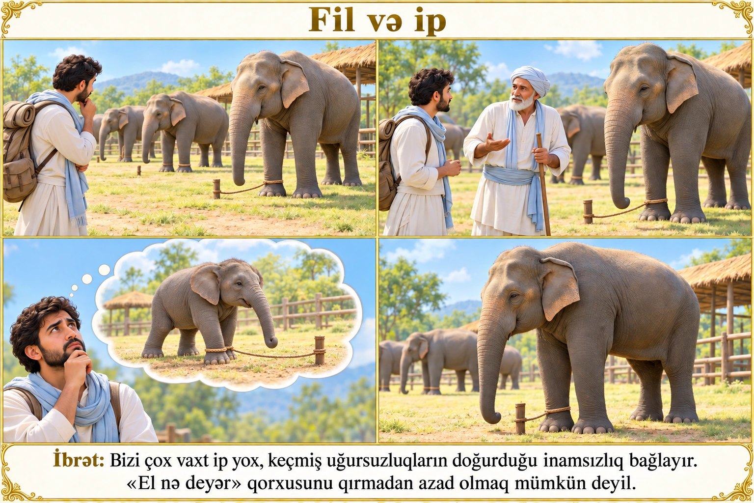 Fil və ip illüstrasiyası