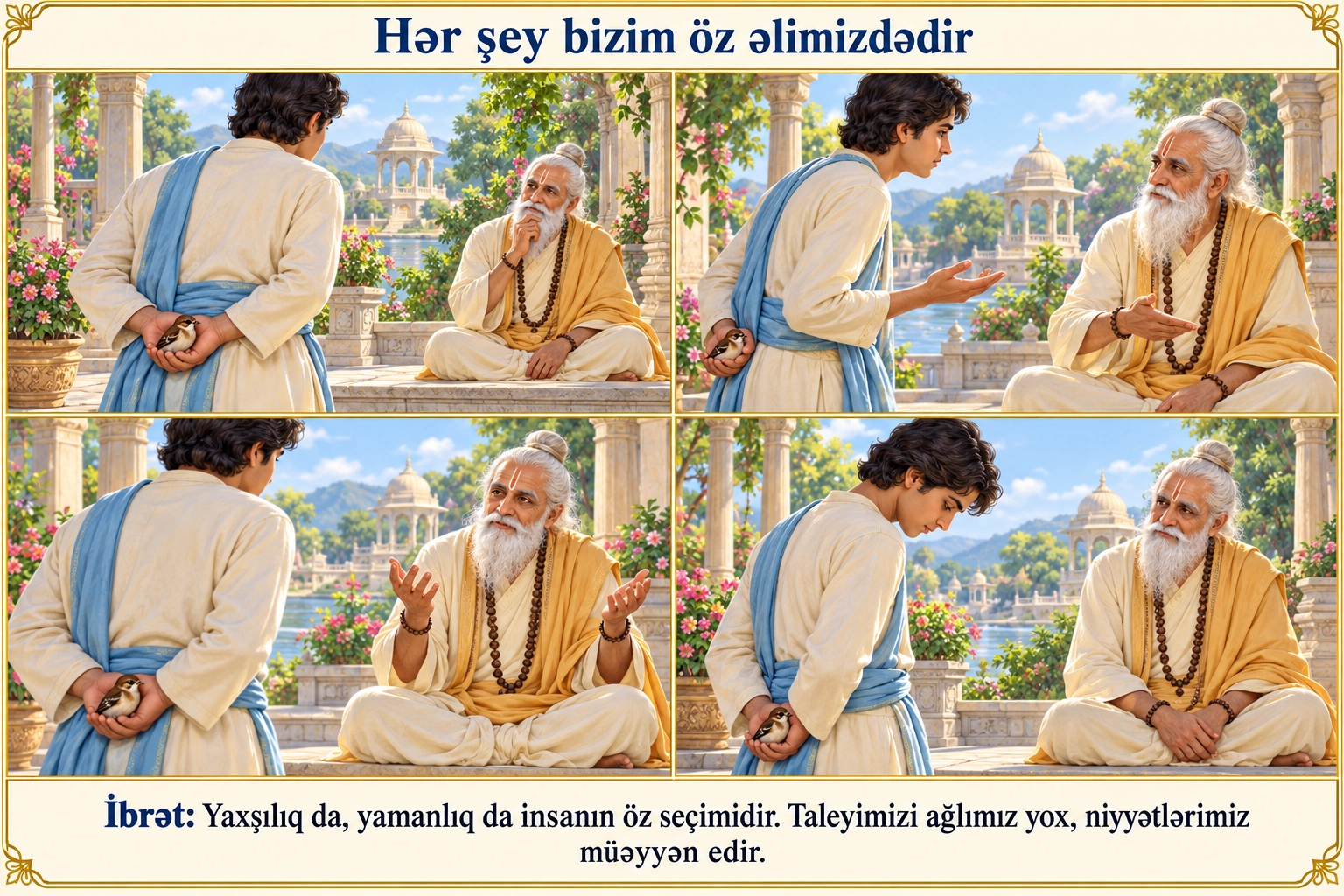 Hər şey bizim öz əlimizdədir illüstrasiyası
