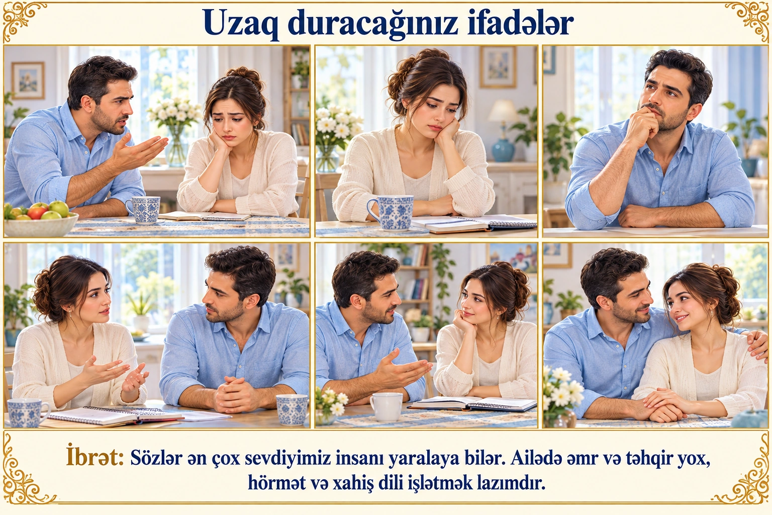 Uzaq duracağınız ifadələr illüstrasiyası