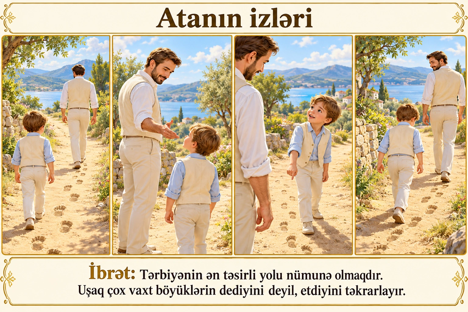 Atanın izləri illüstrasiyası