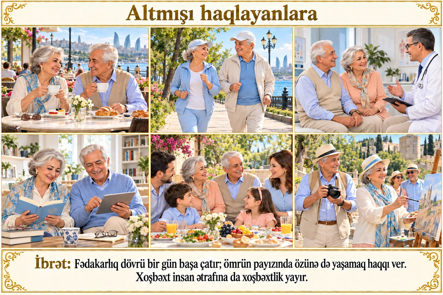Altmışı haqlayanlara illüstrasiyası