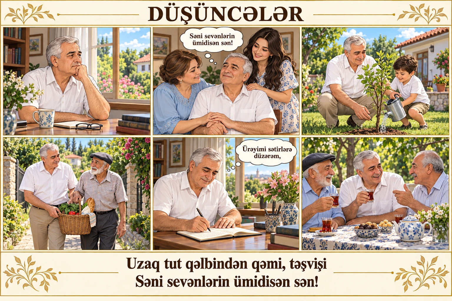 Düşüncələr illüstrasiyası
