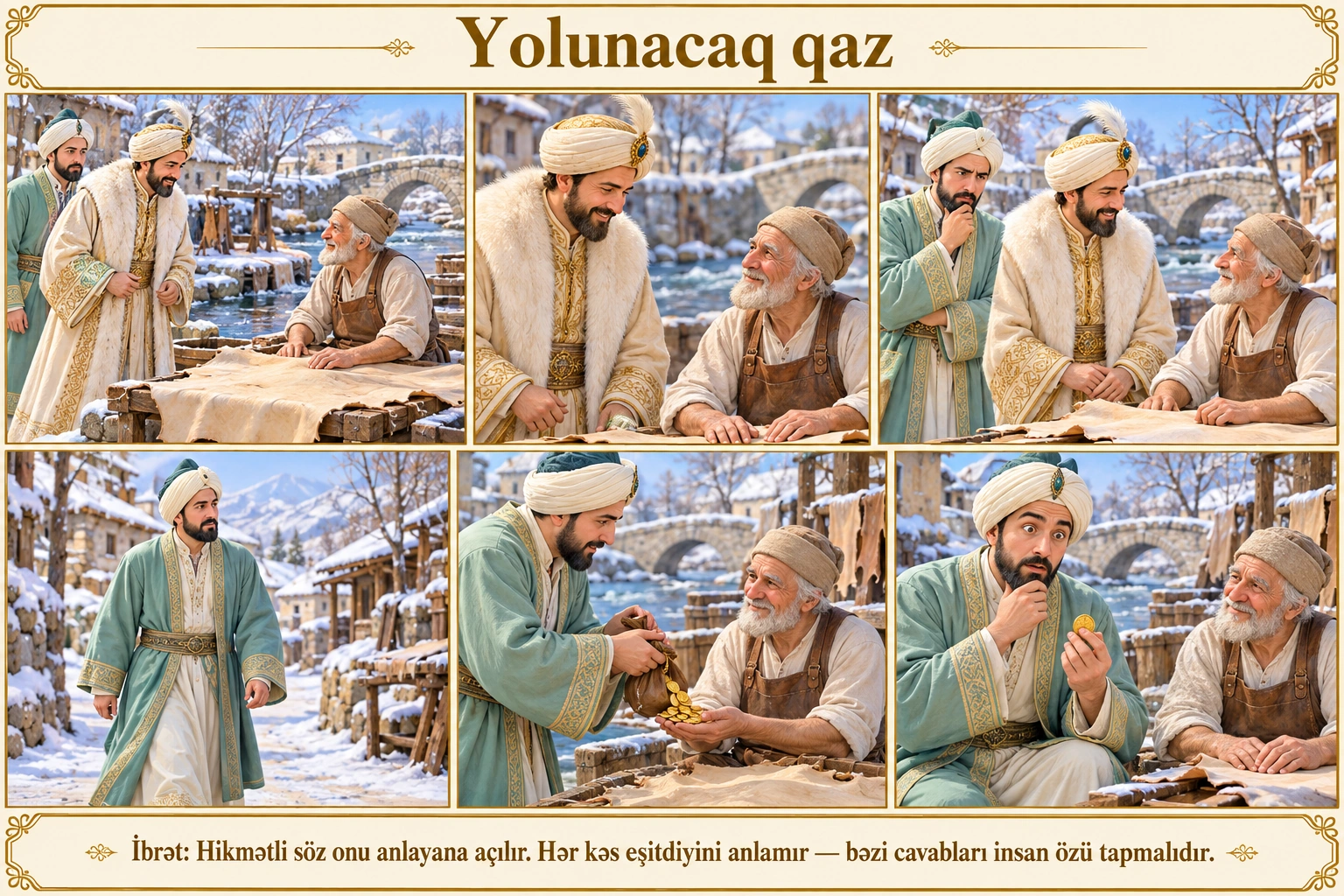 Yolunacaq qaz illüstrasiyası
