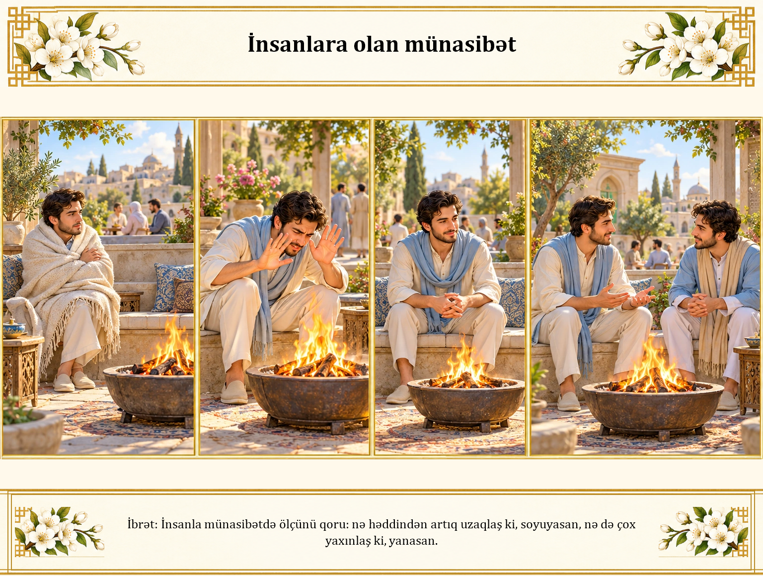 İnsanlara olan münasibət illüstrasiyası