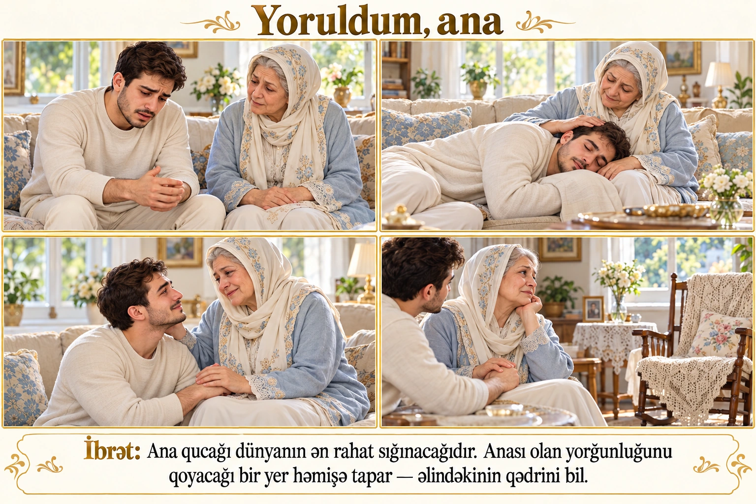 Yoruldum, ana illüstrasiyası
