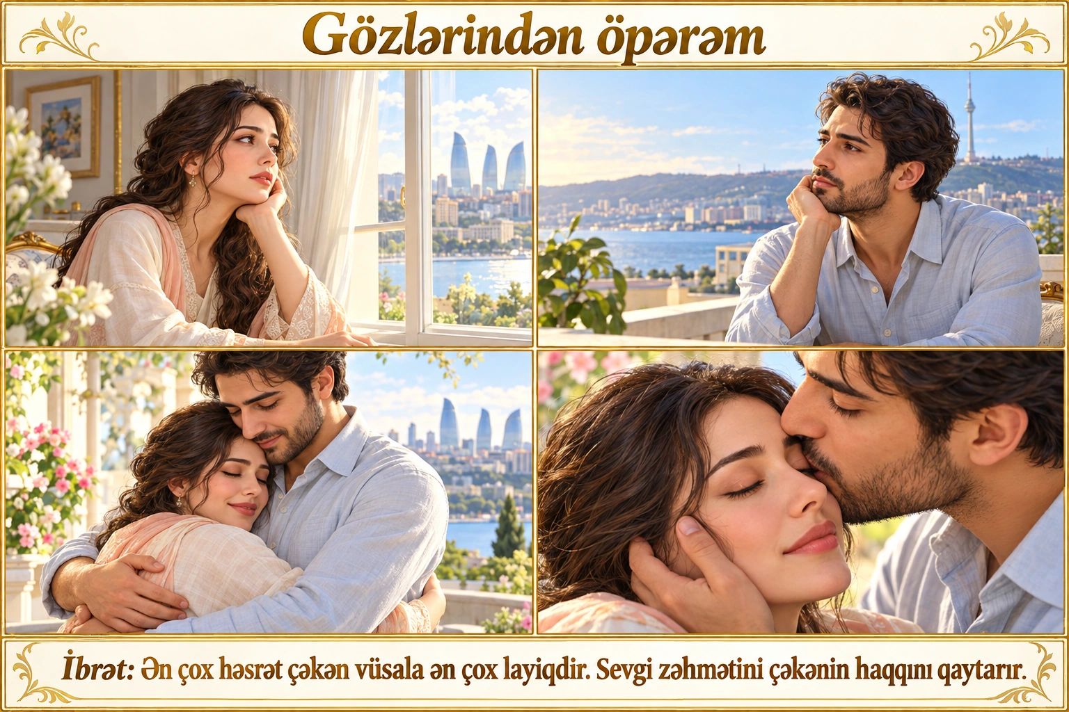 Gözlərindən öpərəm illüstrasiyası