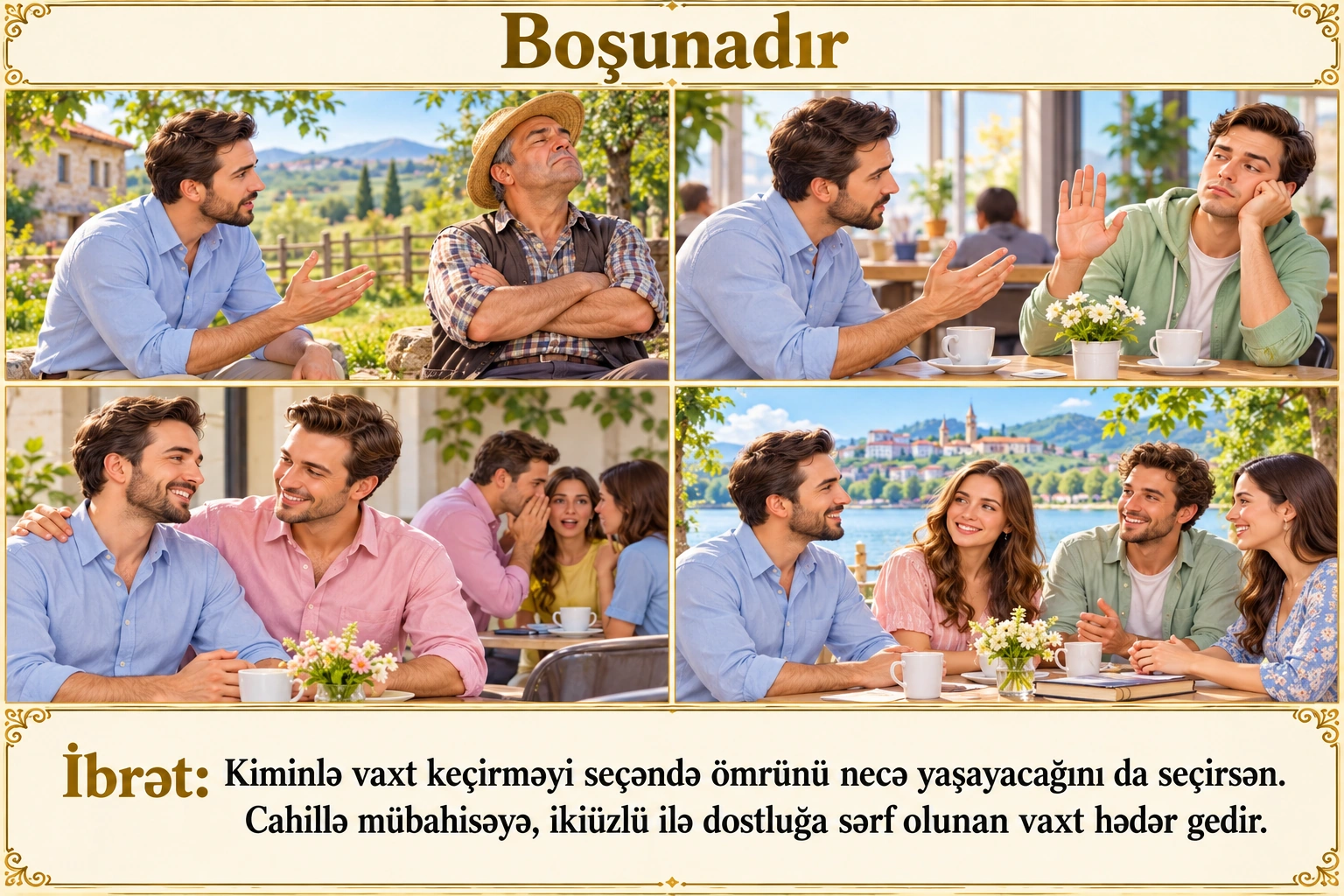 Boşunadır illüstrasiyası