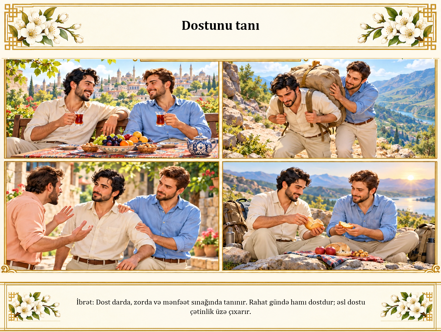 Dostunu tanı illüstrasiyası