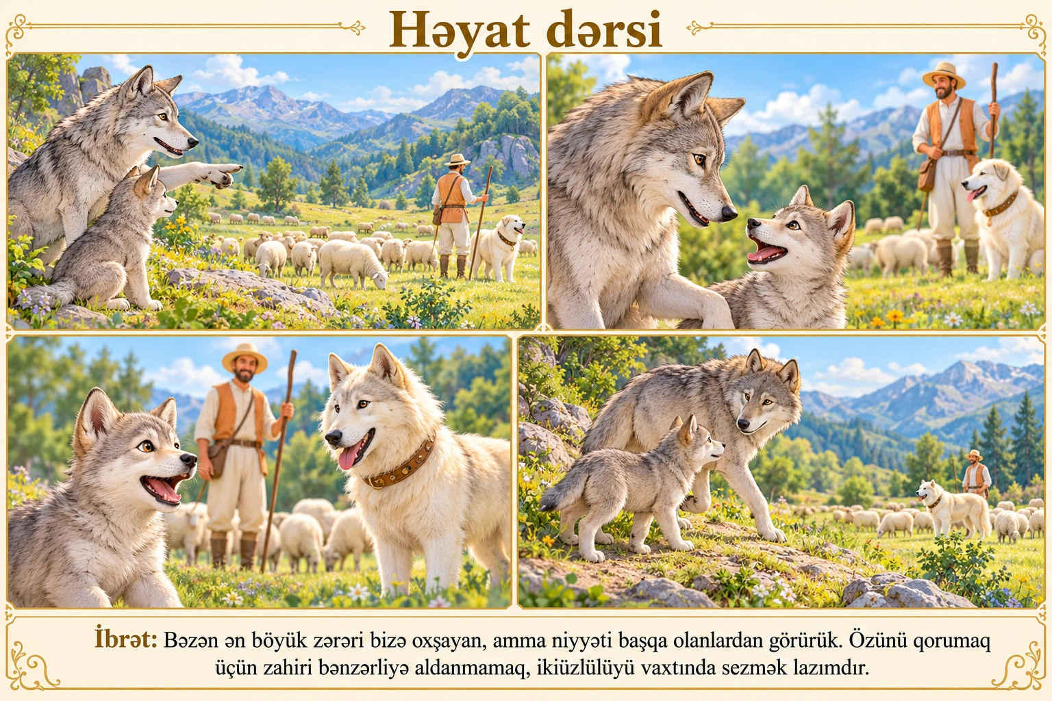 Həyat dərsi illüstrasiyası