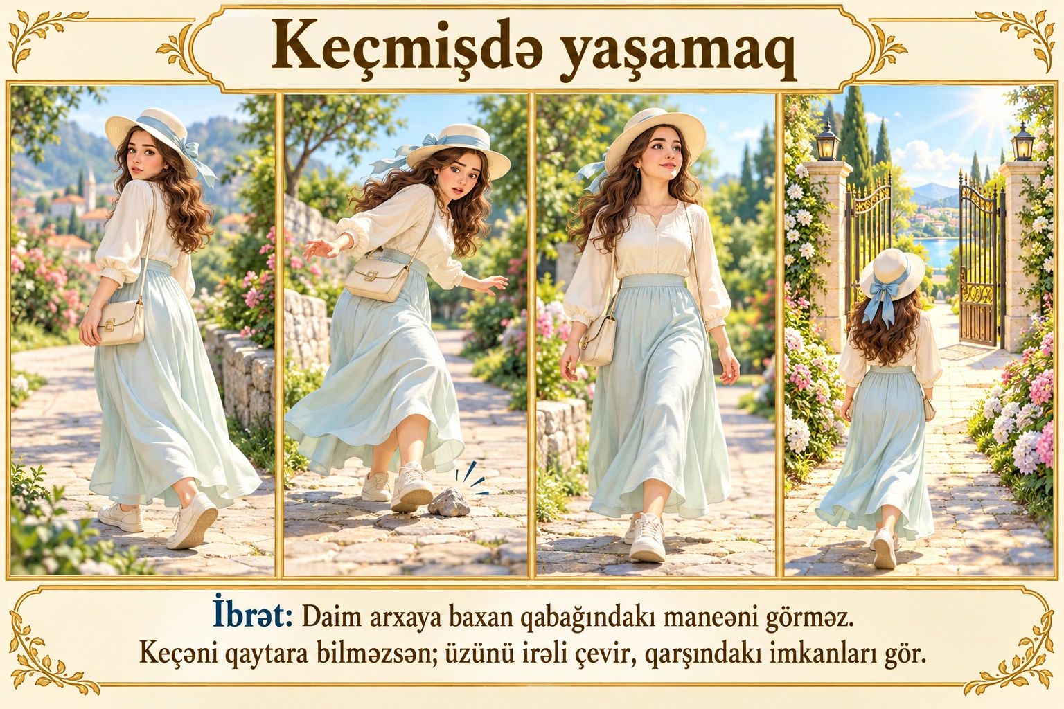 Keçmişdə yaşamaq illüstrasiyası