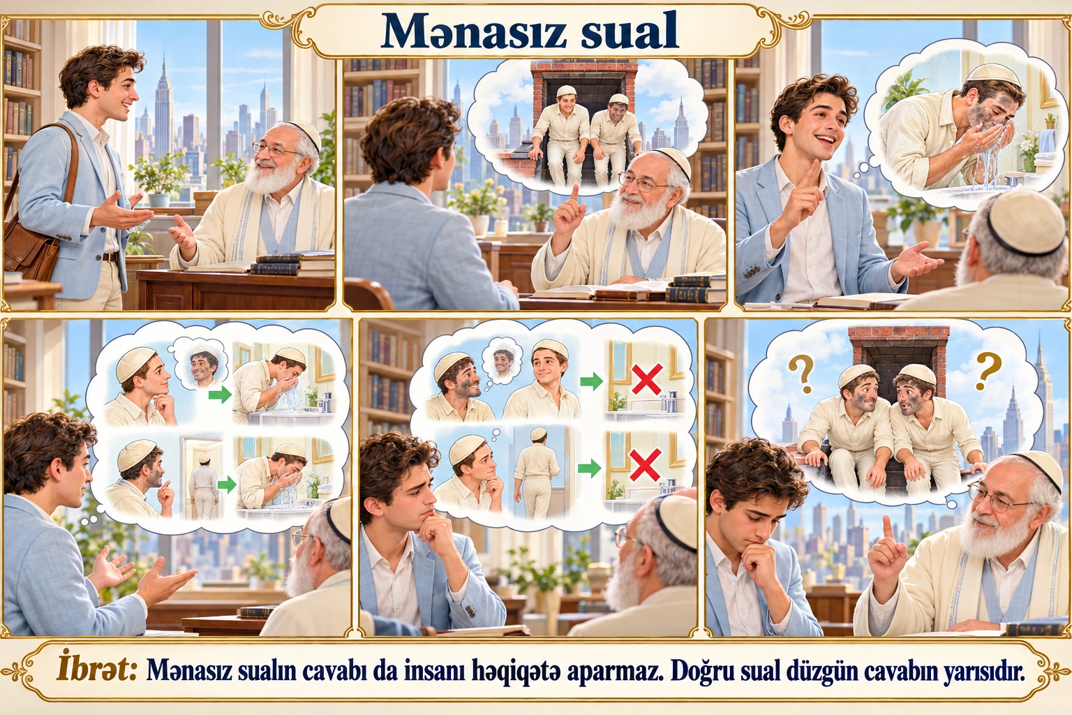 Mənasız sual illüstrasiyası