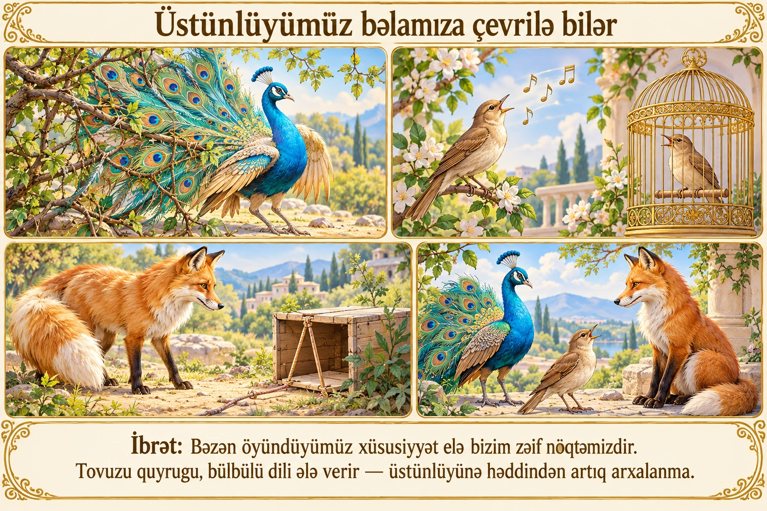 Üstünlüyümüz bəlamıza çevrilə bilər illüstrasiyası