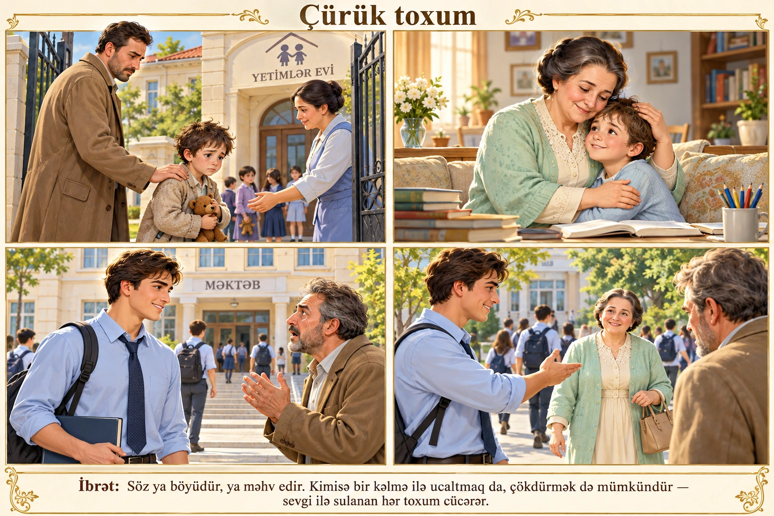 Çürük toxum illüstrasiyası
