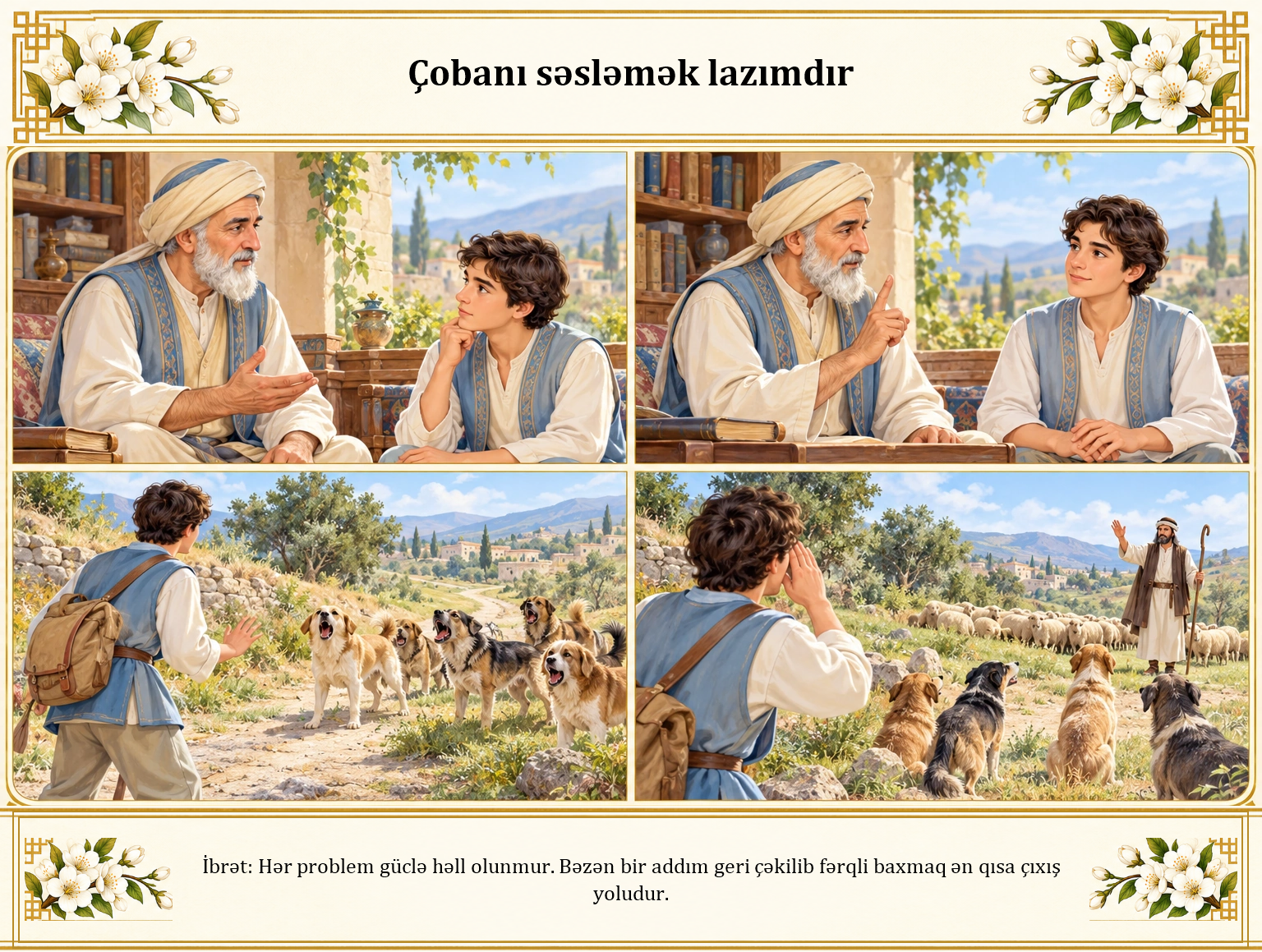 Çobanı səsləmək lazımdır illüstrasiyası