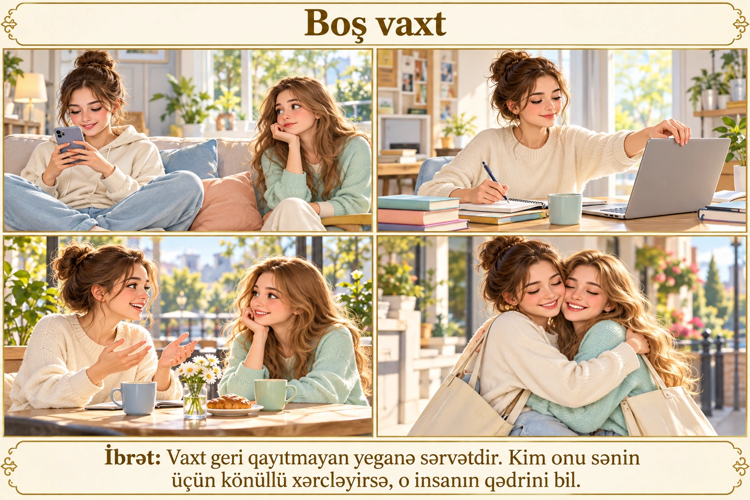 Boş vaxt illüstrasiyası