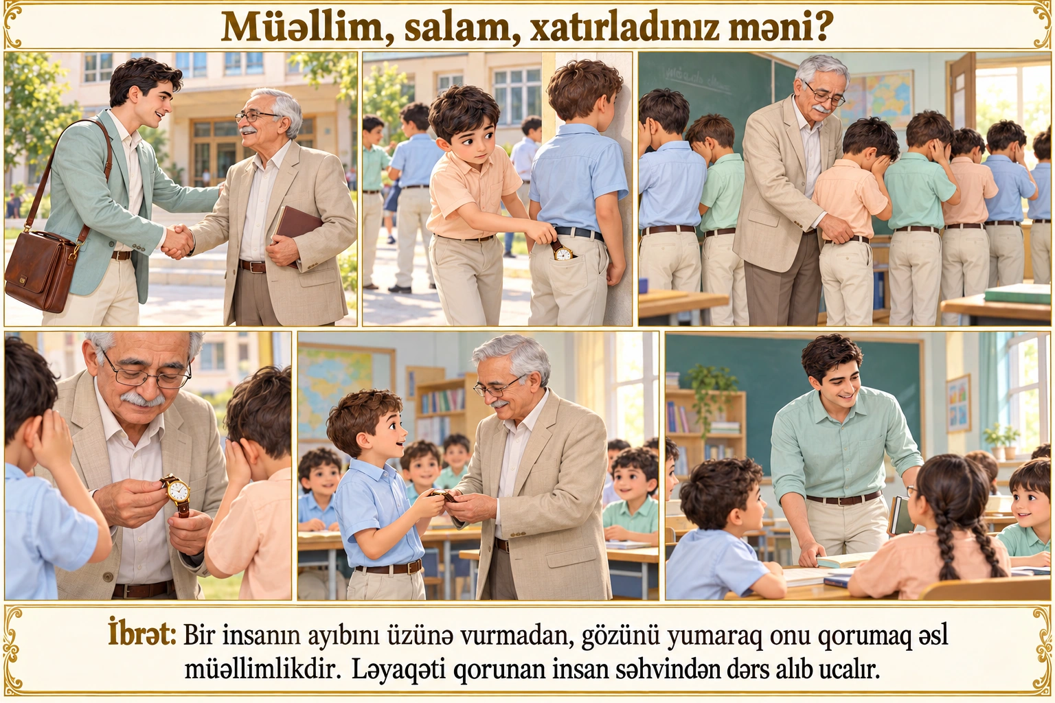 Müəllim, salam, xatırladınız məni? illüstrasiyası