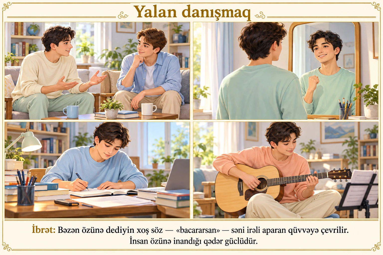 Yalan danışmaq illüstrasiyası
