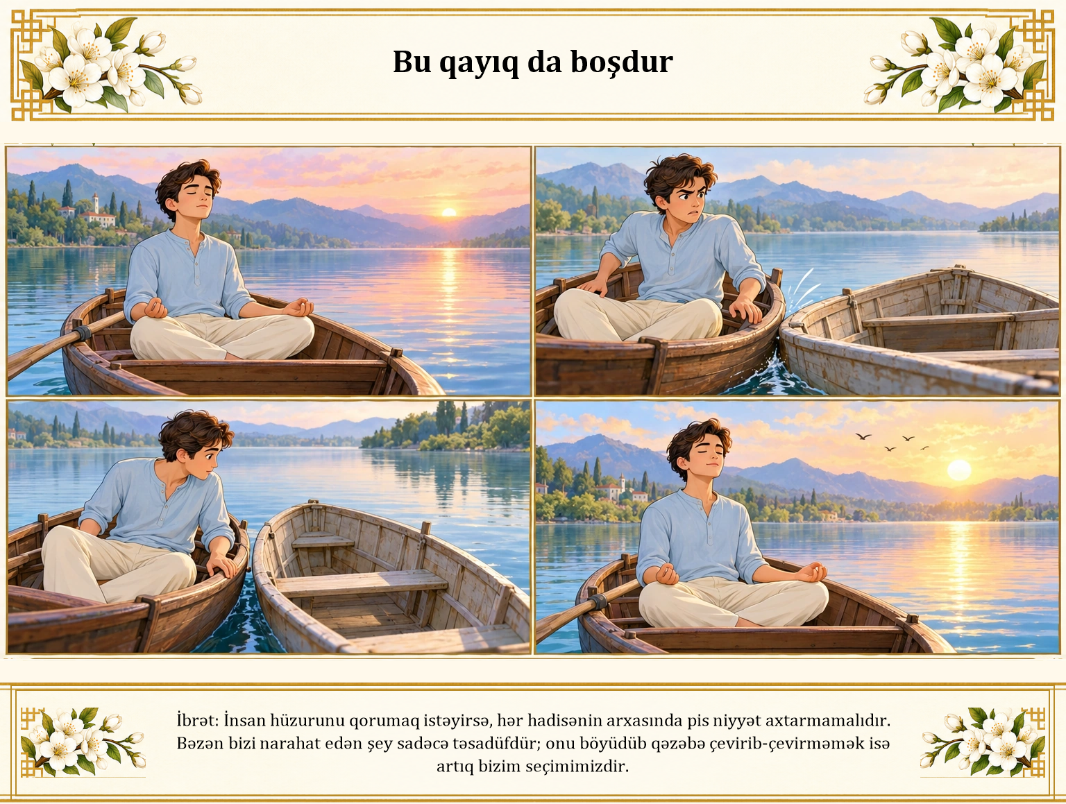 Bu qayıq da boşdur illüstrasiyası
