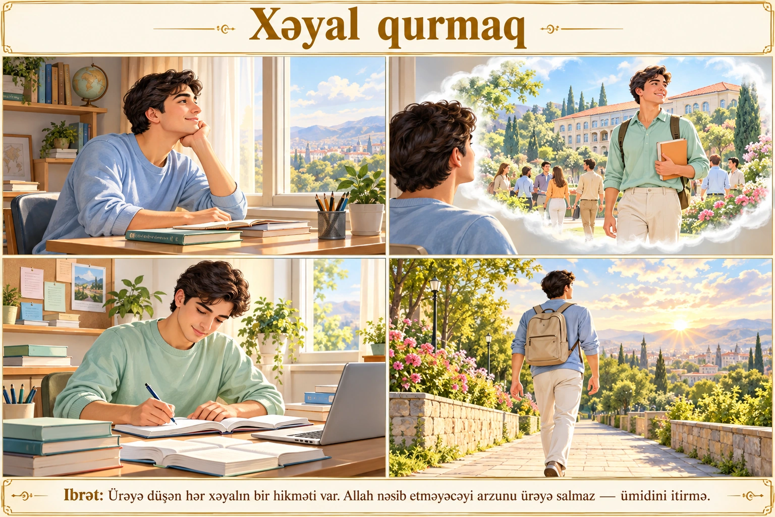 Xəyal qurmaq illüstrasiyası