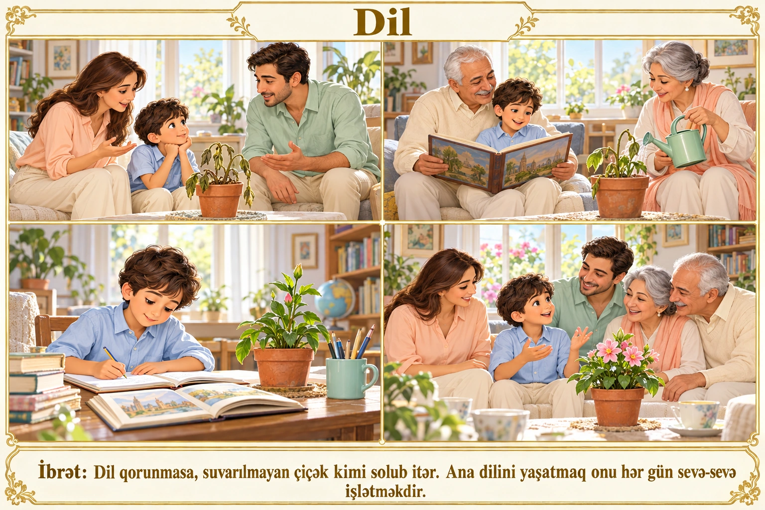 Dil illüstrasiyası
