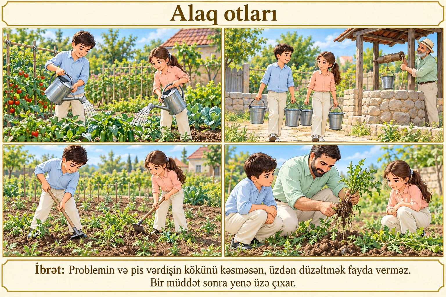 Alaq otları illüstrasiyası