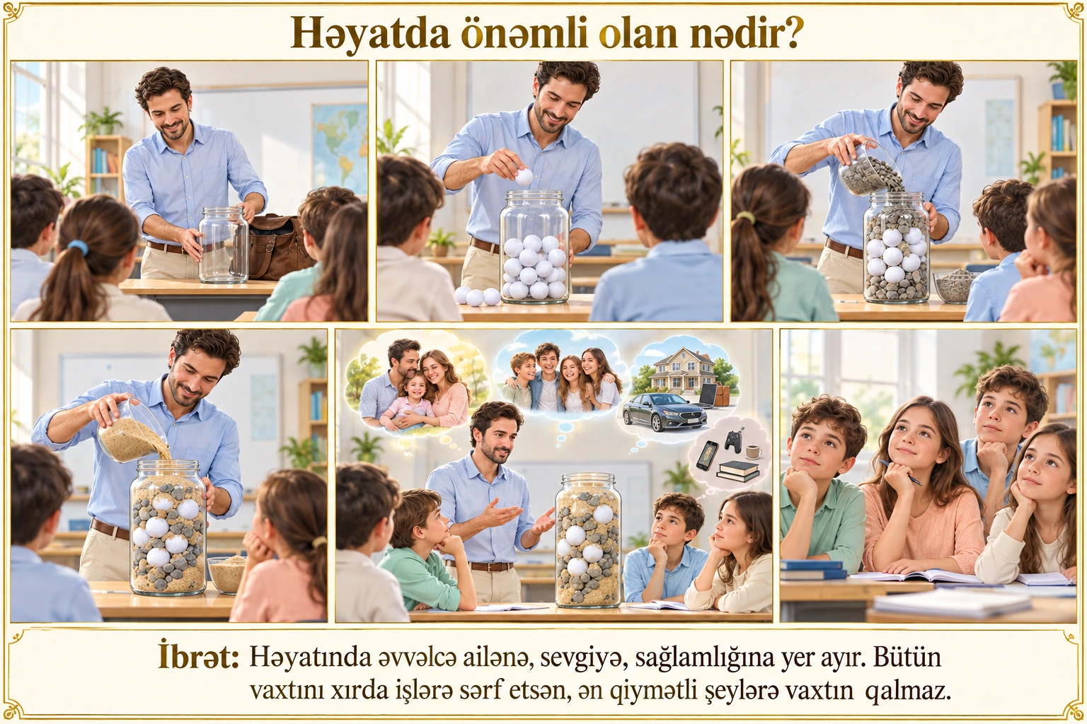 Həyatda önəmli olan nədir? illüstrasiyası