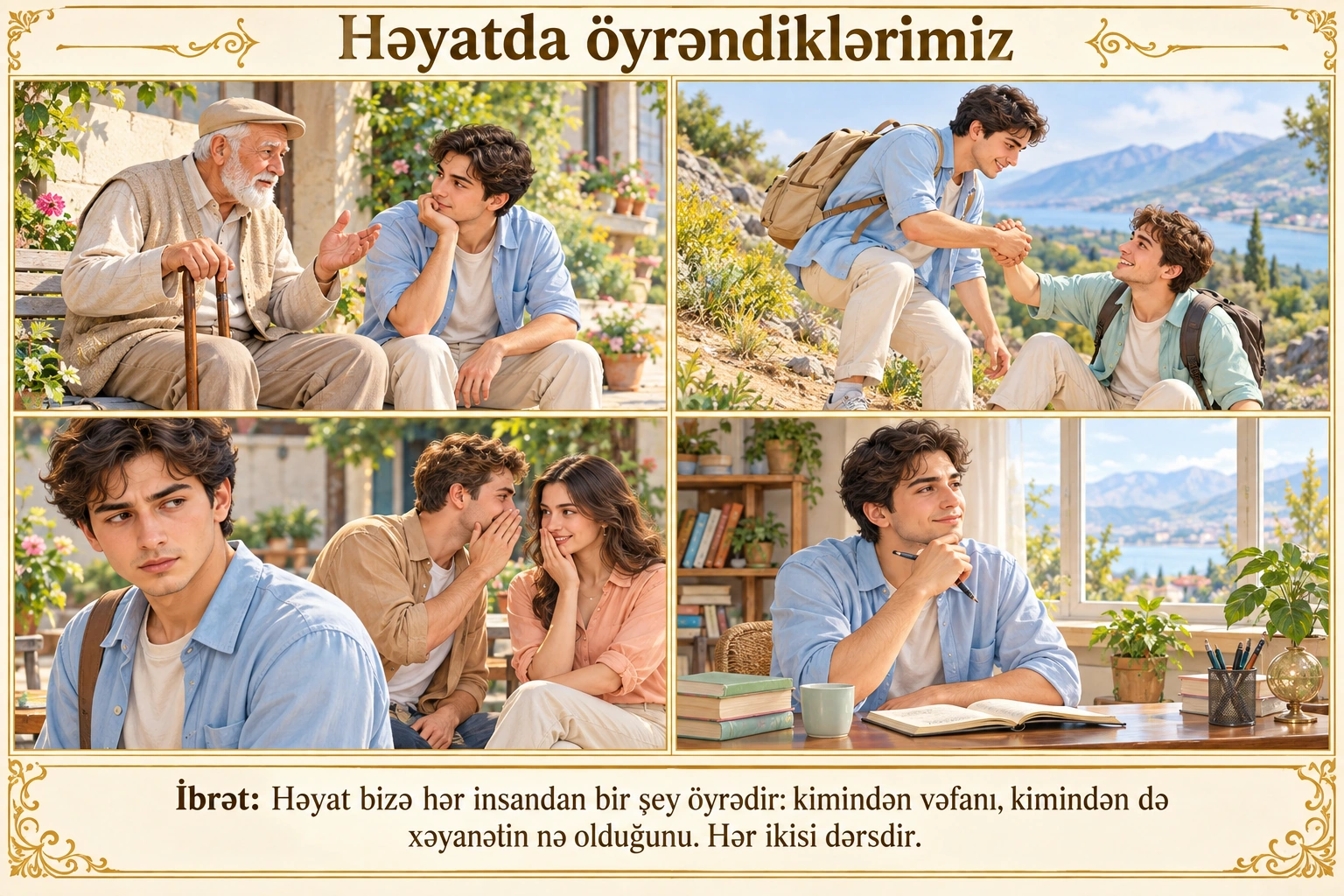 Həyatda öyrəndiklərimiz illüstrasiyası