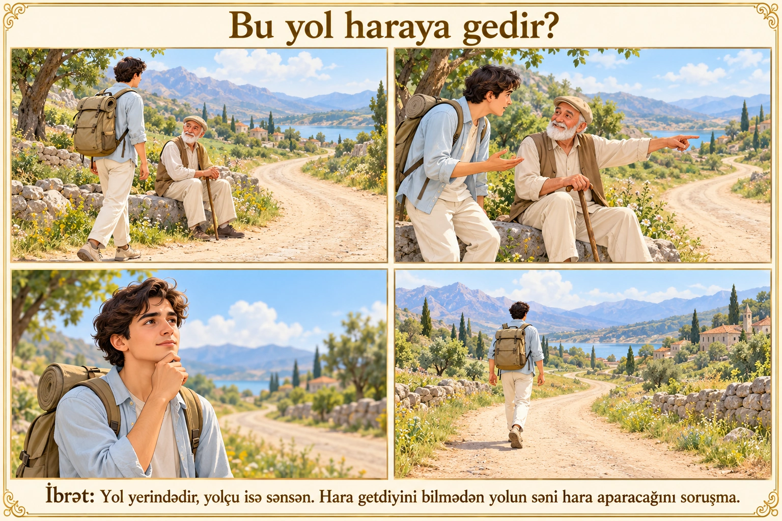 Bu yol haraya gedir? illüstrasiyası