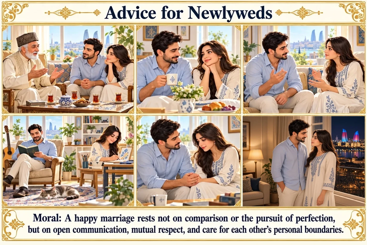 Illustration of Advice for Newlyweds