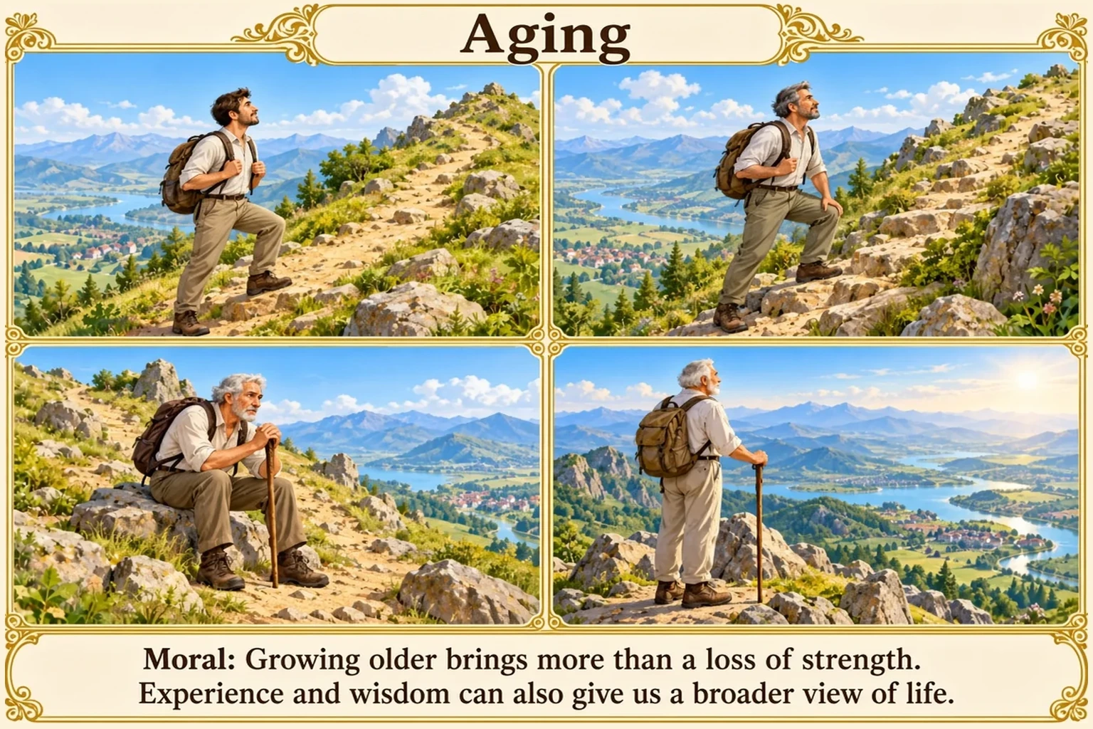 Illustration of Aging